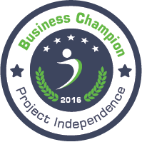 Project Independence's Business Champions logo