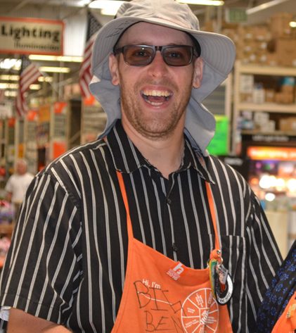Project Independence client Ben's story working at Home Depot through our Supported Employment Program.