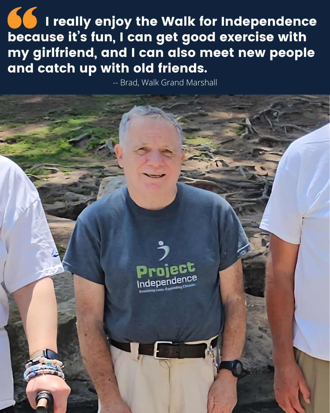 Walk Fr Independence 2025 Grand Marshall Brad