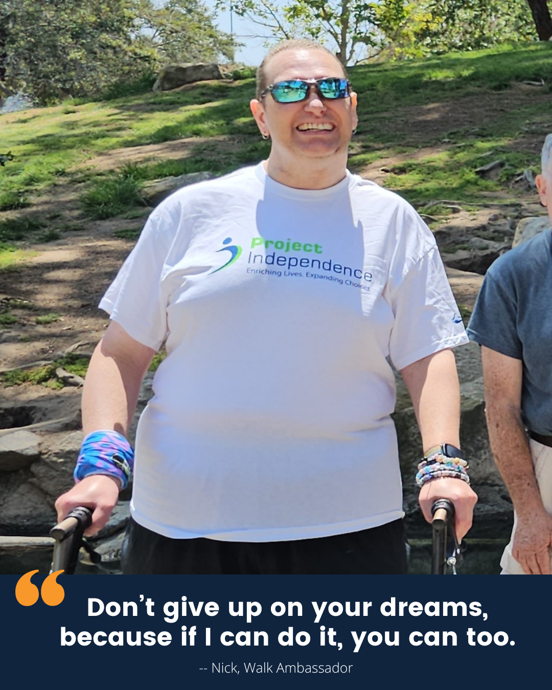 Walk for Independence 2025 Ambassador Nick Westphalen