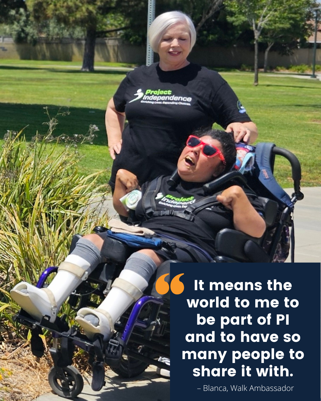 Walk for Independence 2025 Ambassador Blanca