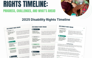 2025 Disability Rights Timeline