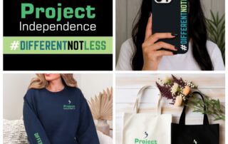 Project Independence's Different Not Less Collection at ShopForIndependence.org